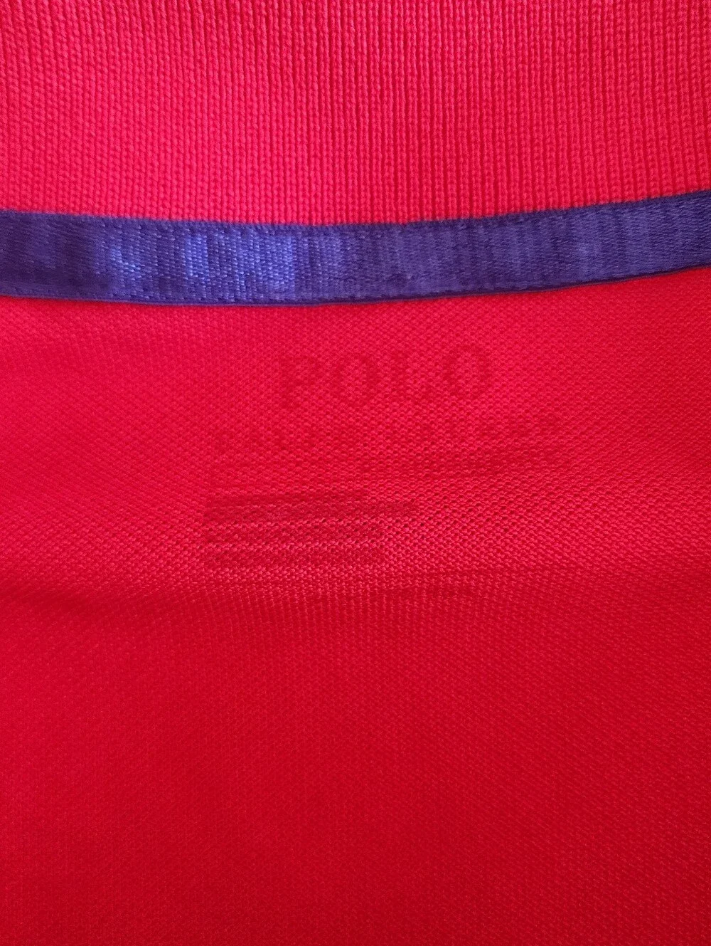 Ralph‎ Lauren Men's Red Polo with Blue and White Accents